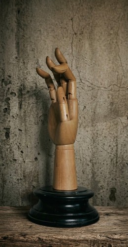 Large articulated solid - solid, wooden