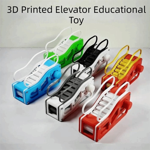 Printed mini hand elevator - printed,