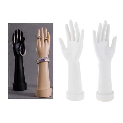 1pair white female hands - 1pair,