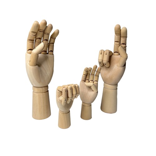 Janrax wooden hand manikin - wooden,