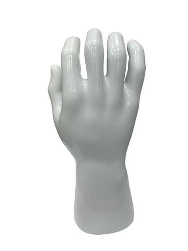 Female and male mannequin hand - male,