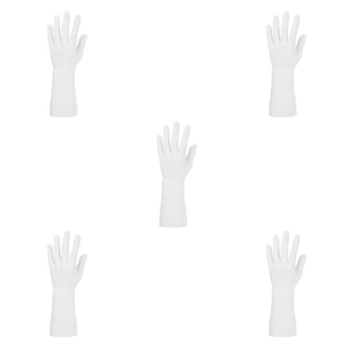 White male mannequin - white, hand