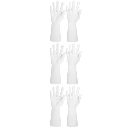 6pcs durable white plastic - durable,
