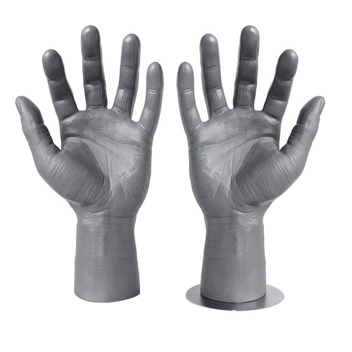 Mannequin hand gloves necklace - hand,