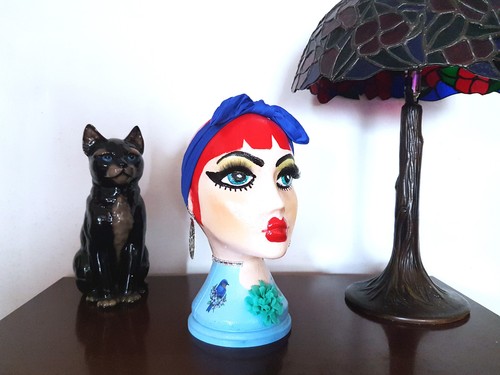 Hand painted rockabilly - painted, "rockabilly