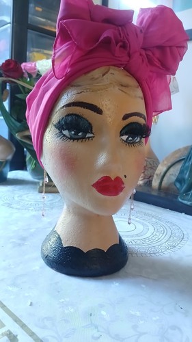Hand painted mannequin head - ,