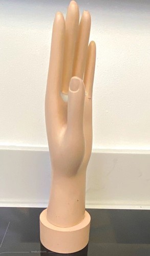Beige plastic mannequin hand - mannequin,