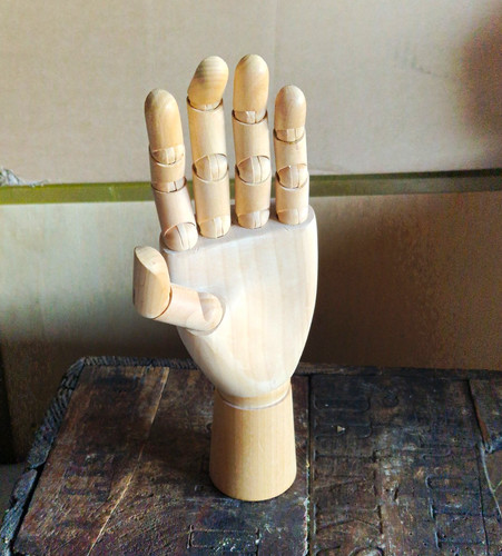 Wooden articulated artist - articulated,