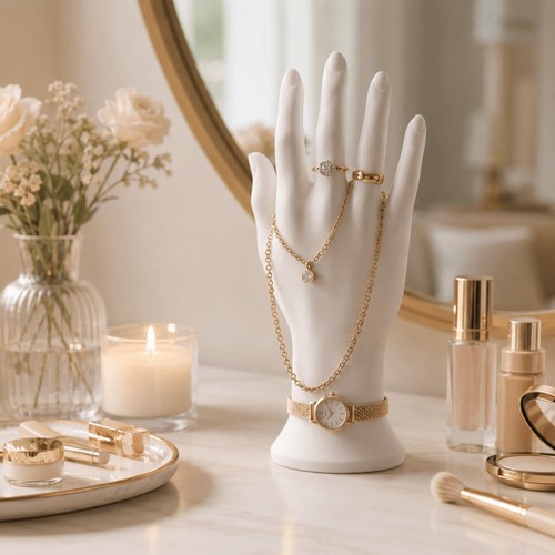 Realistic jewelry display - realistic,